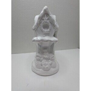 California Creations Ready To Paint Snowmen Birdhouse 94260 NEW Christmas VTG